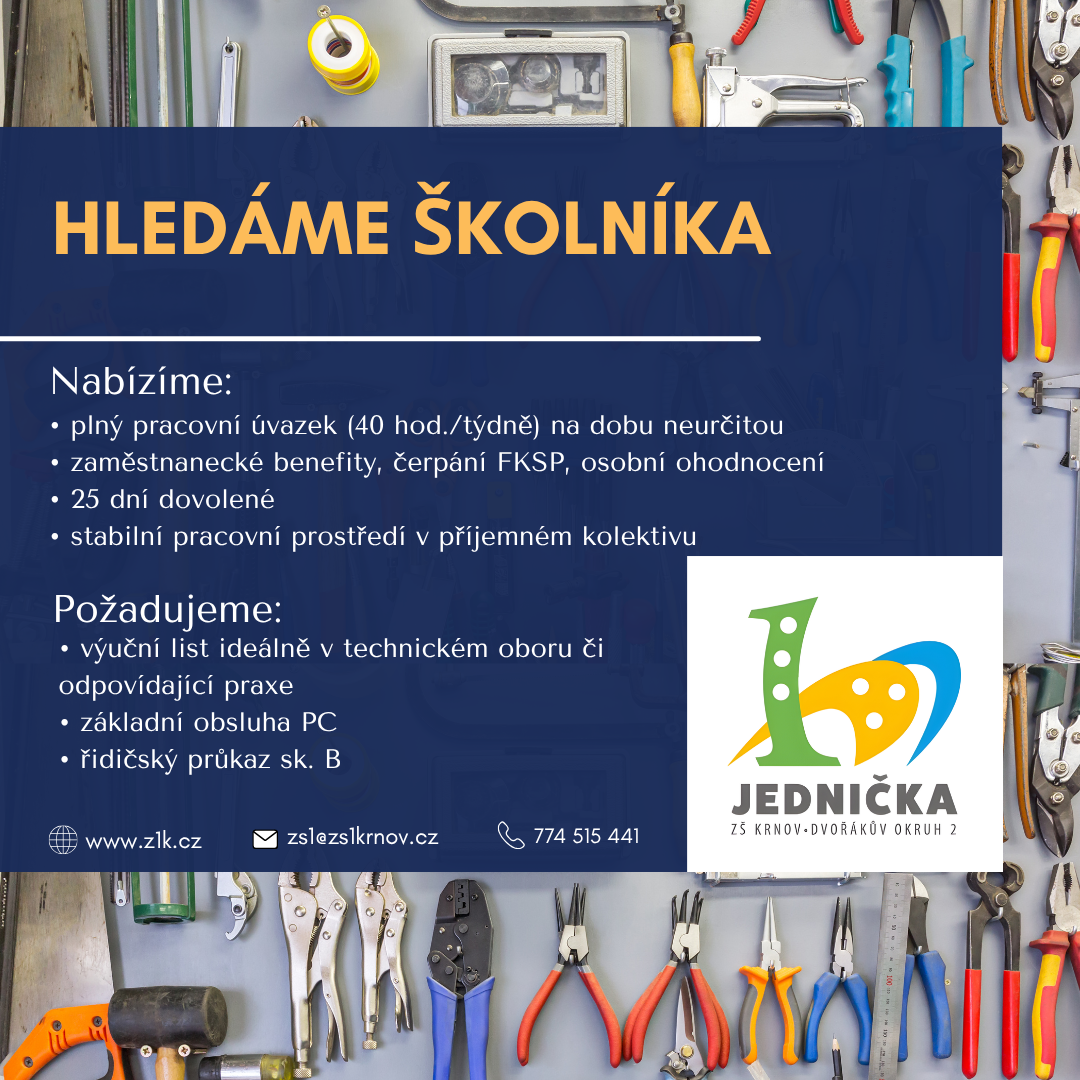 Hledáme školníka