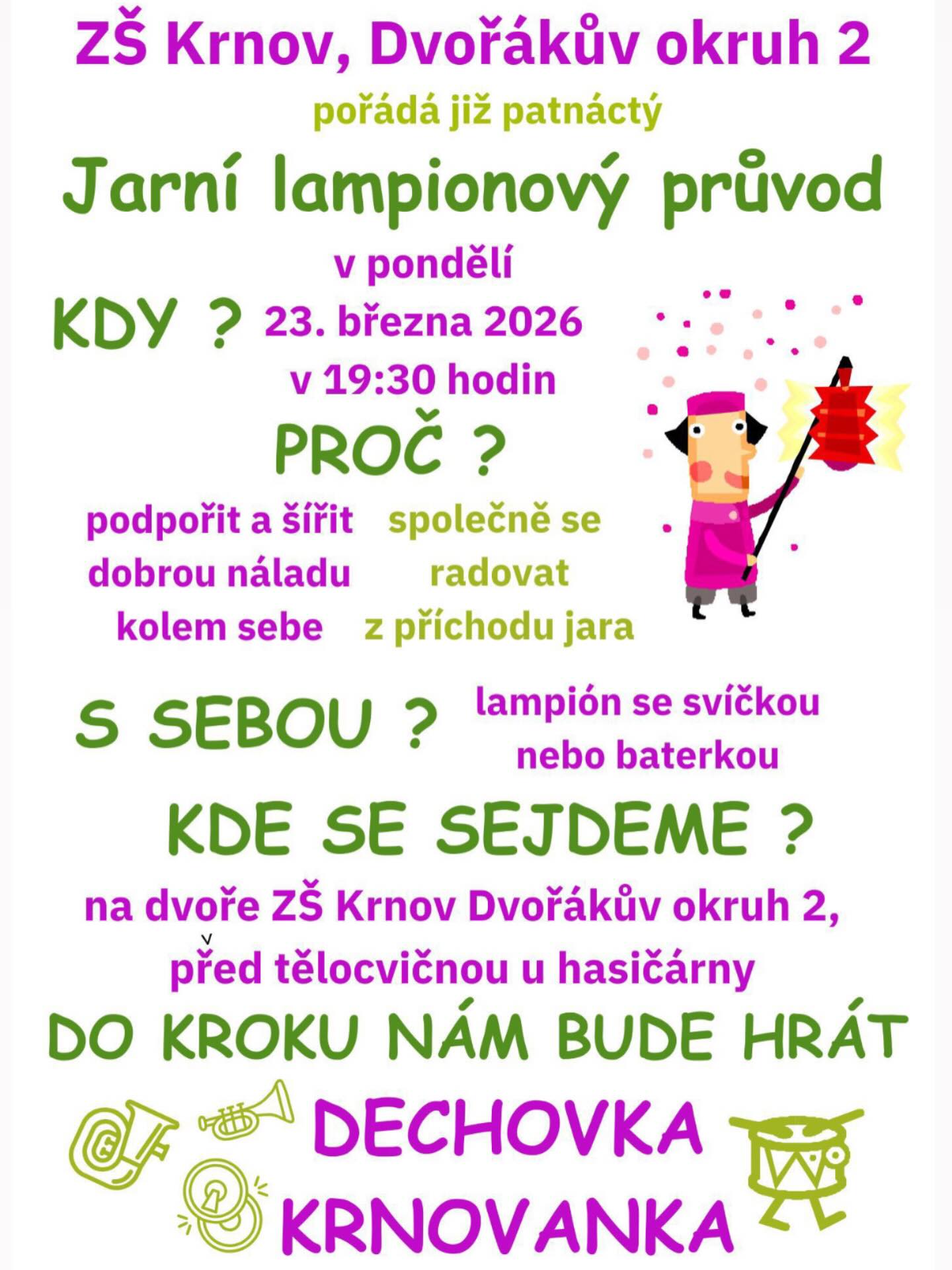 Pozvánka na lampiónový průvod