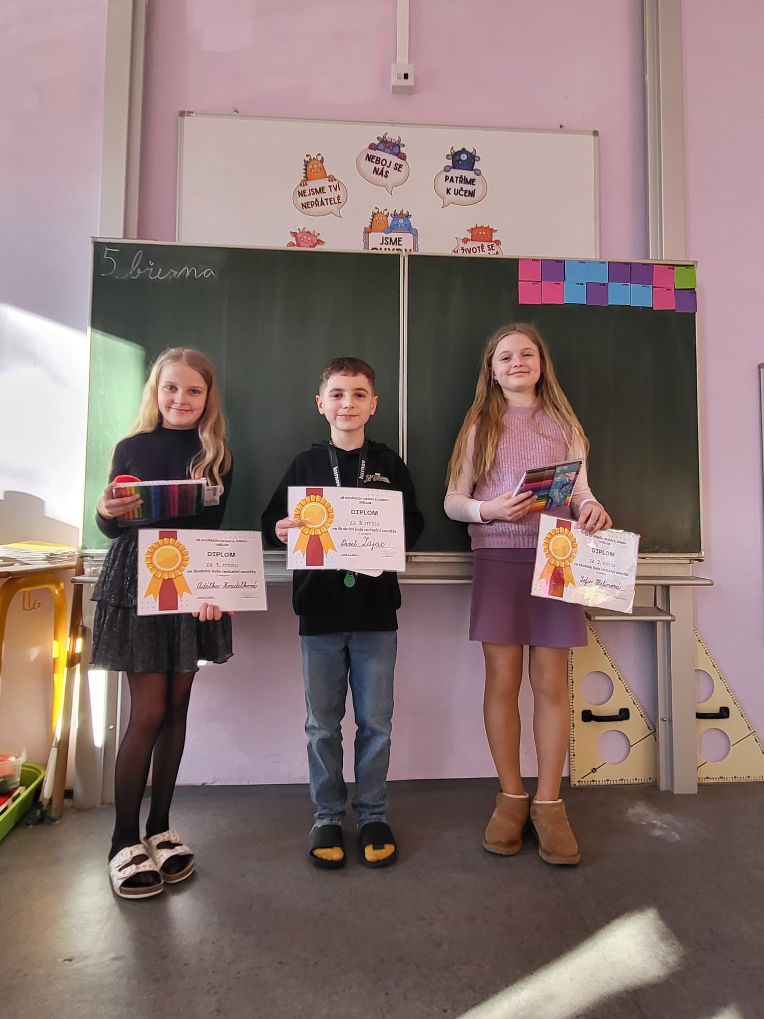 Školní kolo recitační soutěže