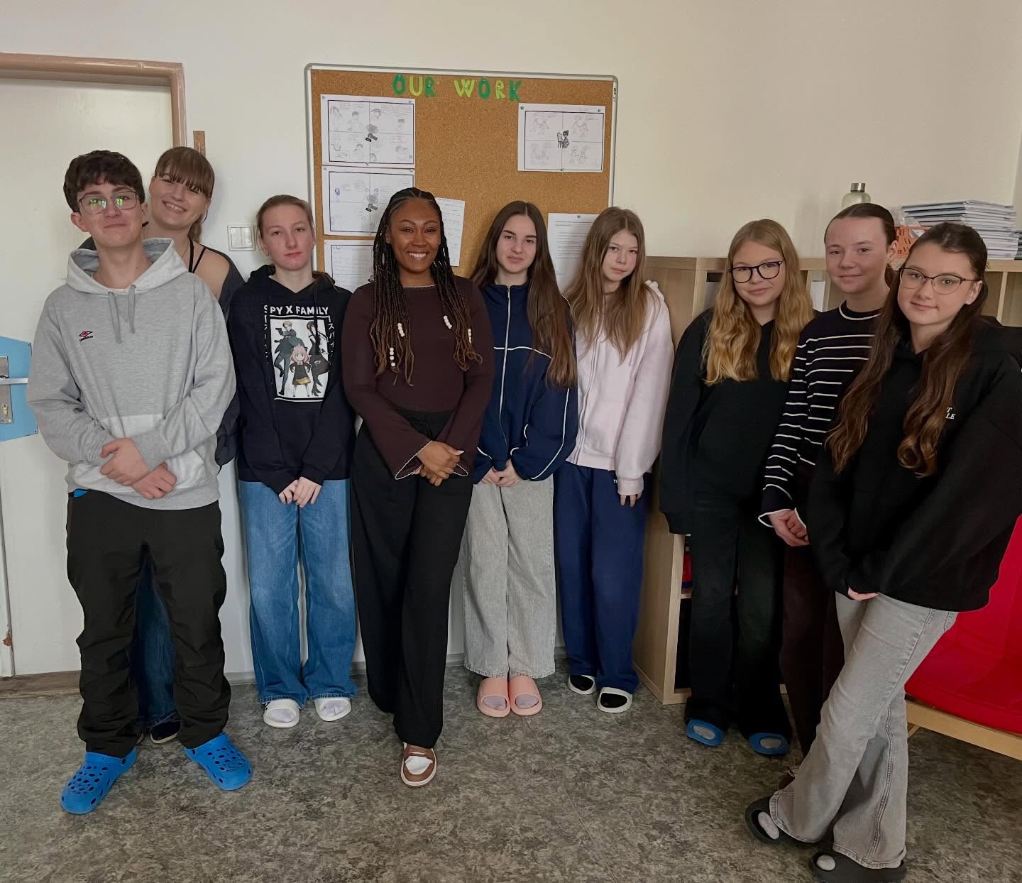 Rodilá mluvčí v hodinách angličtiny